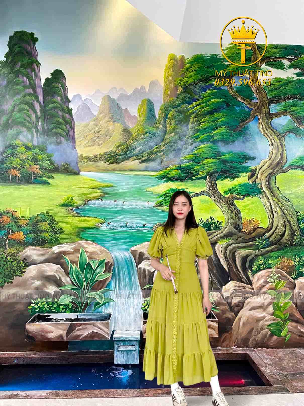 Vẽ tranh tường phong cảnh tại Đà Nẵng