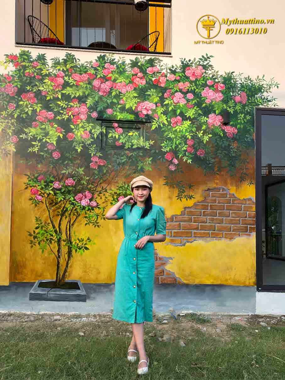 Vẽ tranh tường Quảng Nam